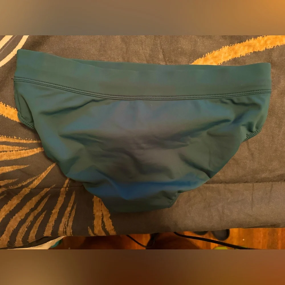 2(X)IST 2xist “Rio” Submerged/Cerulean Blue Swim Brief S/Small Rare - Picture 6 of 10